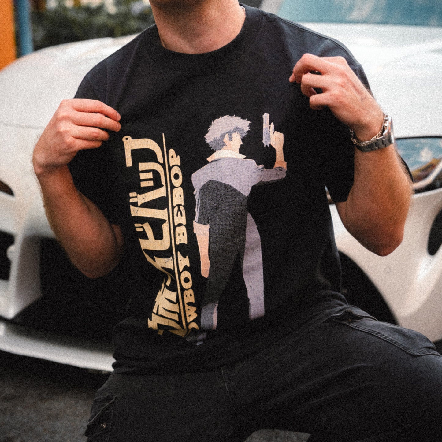Space Cowboy Vintage Heavyweight Tee Black