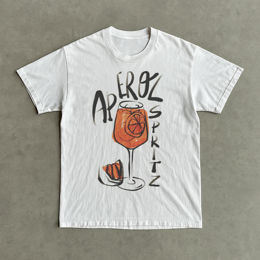 Aperol Spritz Retro Vintage Heavyweight Tee