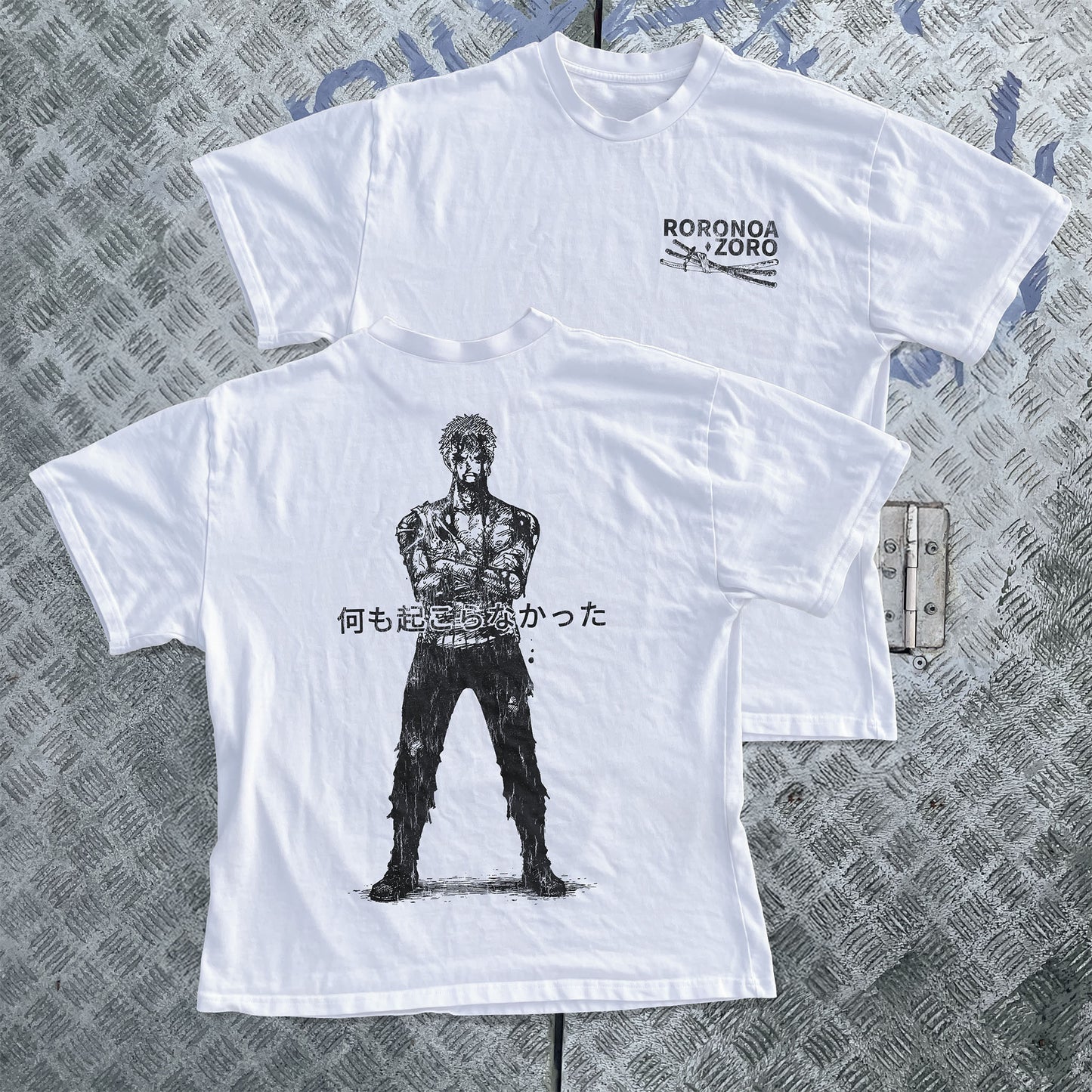 Nothing Happened Vintage Heavyweight Tee White