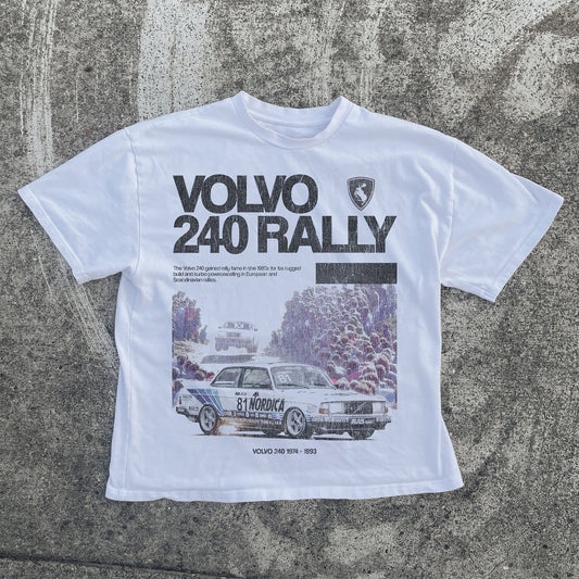 V0LV0 RALLY Vintage Heavyweight Tee