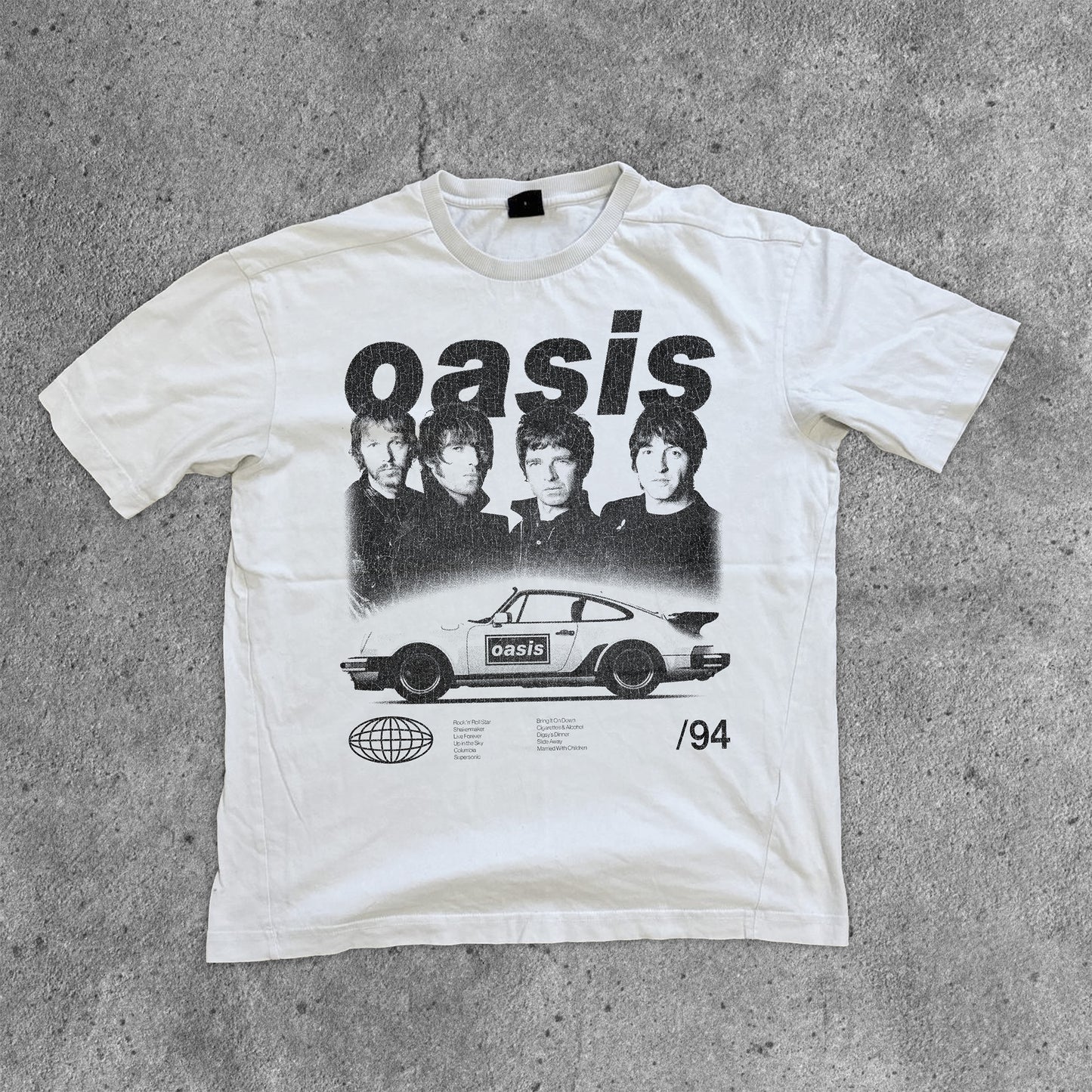 0asis 94 Vintage Heavyweight Tee